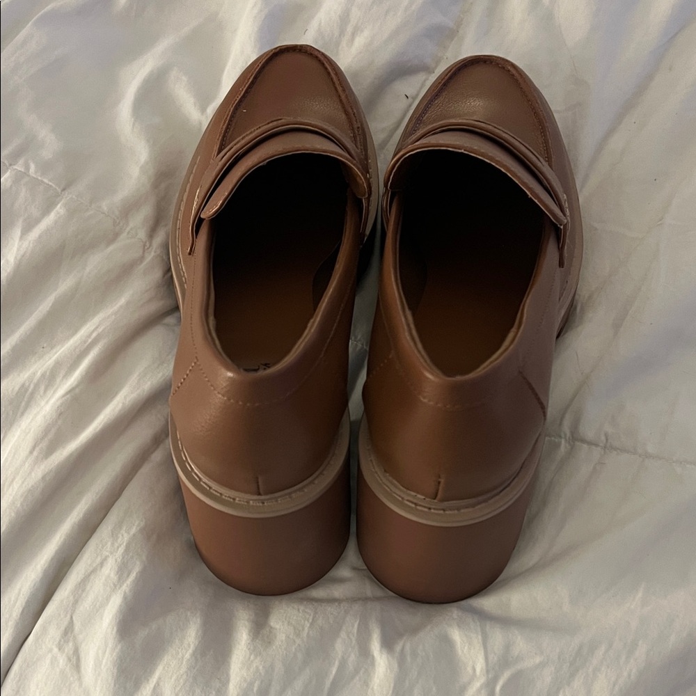 a.n.a Women's Brown chunky Loafers - Picture 9 of 9